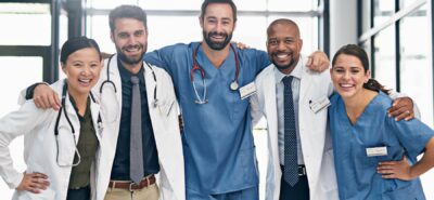 group of medical doctors working